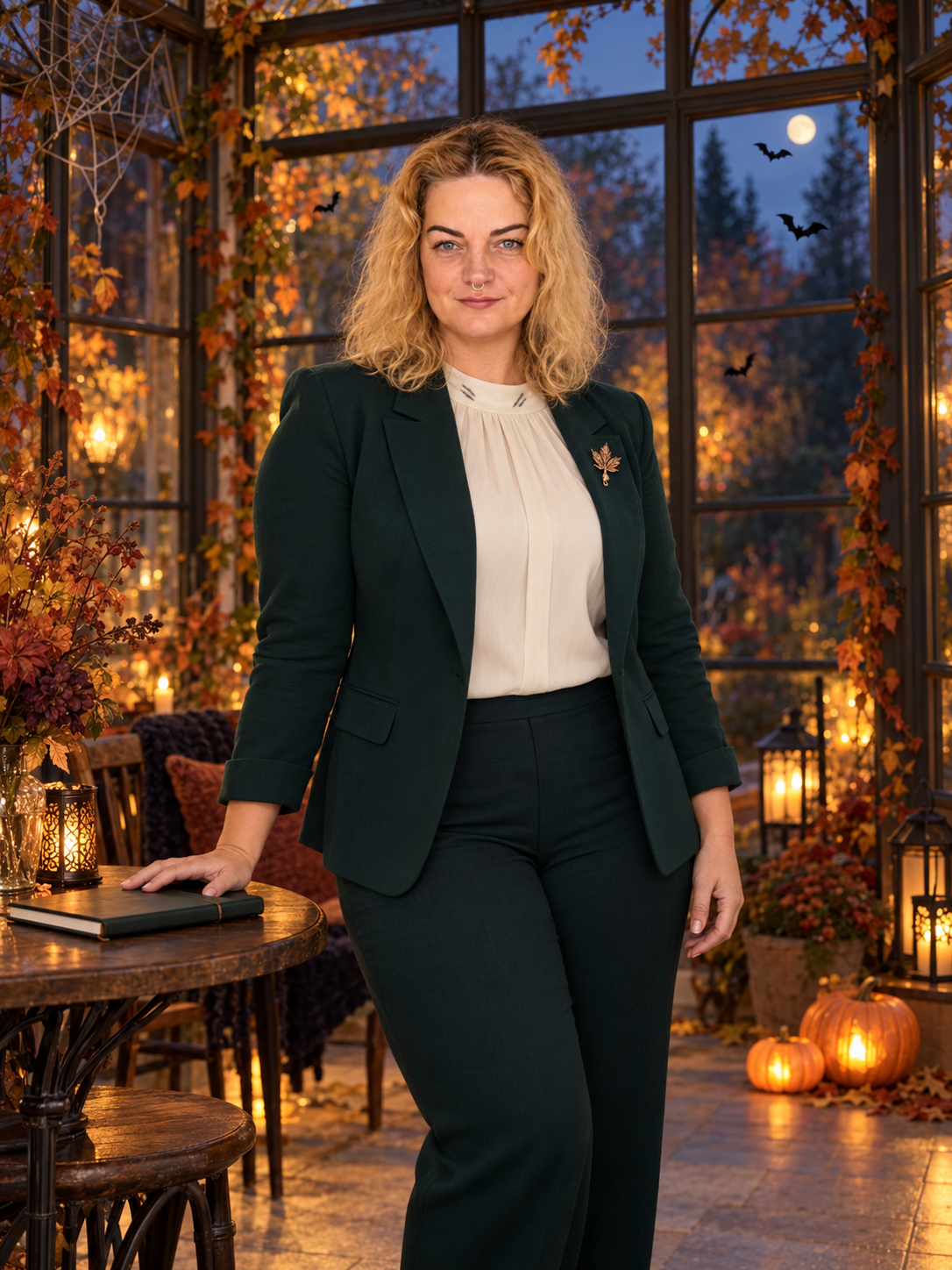 Halloween im grünen Gewächshaus